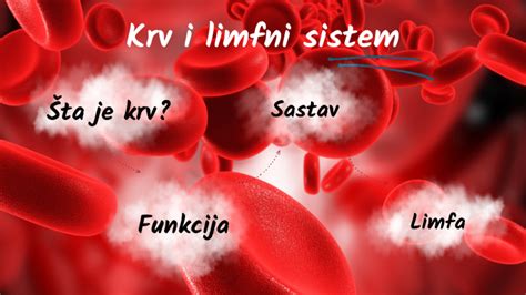 Krv i limfa — Bionet Škola.
